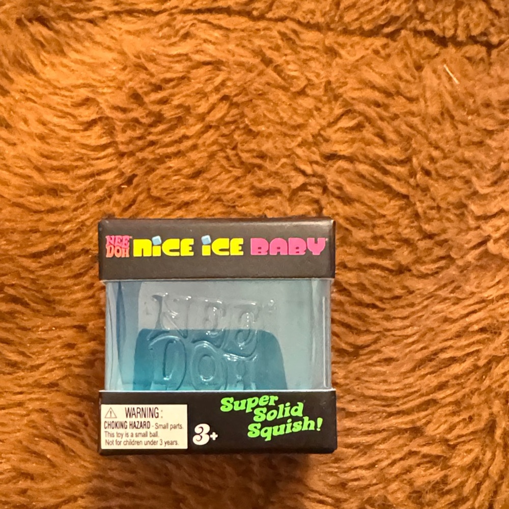 Needoh Nice Ice Baby Blue Squishy Toy